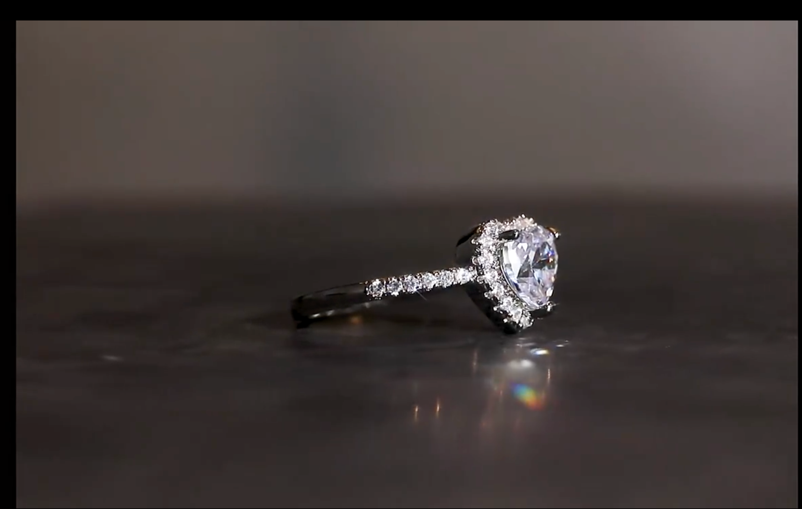 Dimond heart ring
